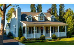 Narrow Lot House Plan #033-00021 Elevation Photo