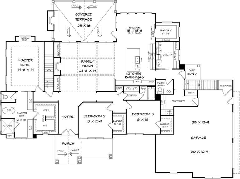 House Plan House Plan #18502 Drawing 1