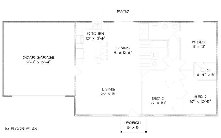 House Plan House Plan #18503 Drawing 1