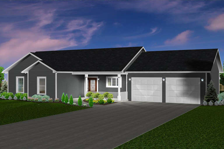 House Plan House Plan #18504 Front Elevation