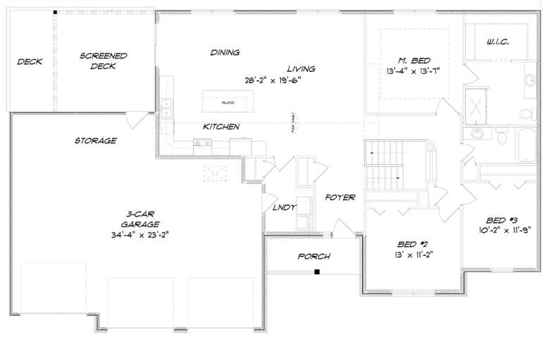 House Plan House Plan #18505 Drawing 1