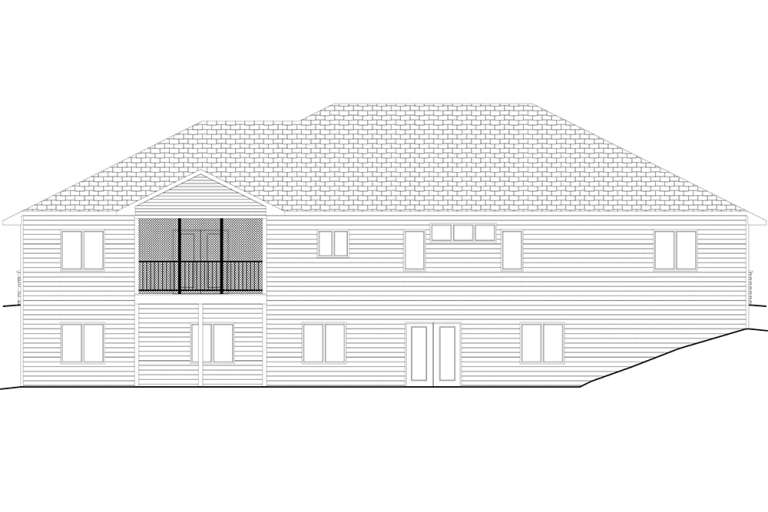 Ranch House Plan #5678-00005 Elevation Photo