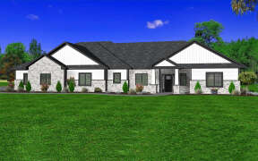 Craftsman House Plan #5678-00006 Elevation Photo