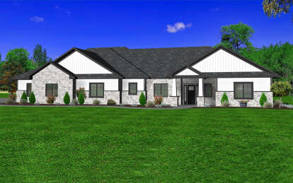 Craftsman House Plan #5678-00006 Elevation Photo