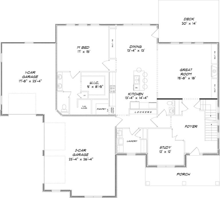House Plan House Plan #18509 Drawing 1