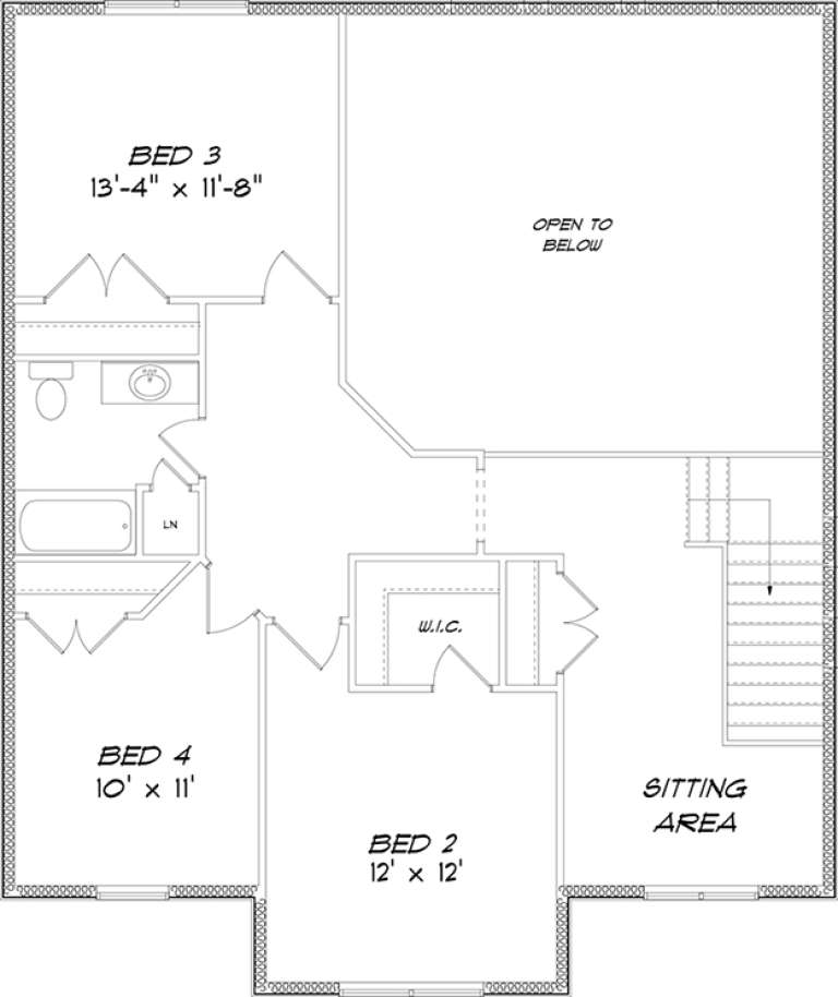 House Plan House Plan #18509 Drawing 2