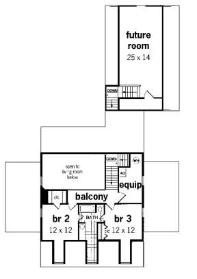 Floorplan 2 for House Plan #048-00124