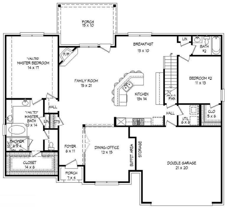 House Plan House Plan #18511 Drawing 1
