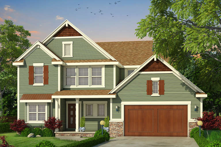 House Plan House Plan #18513 Front Elevation