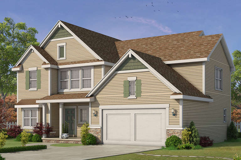 House Plan House Plan #18514 Front Elevation
