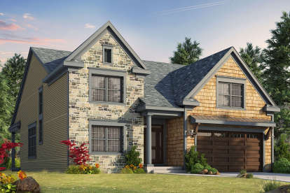 2 Bed, 3 Bath, 2528 Square Foot House Plan - #402-01465
