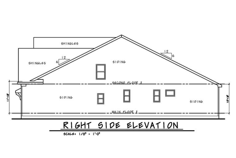 Northwest House Plan #402-01465 Elevation Photo
