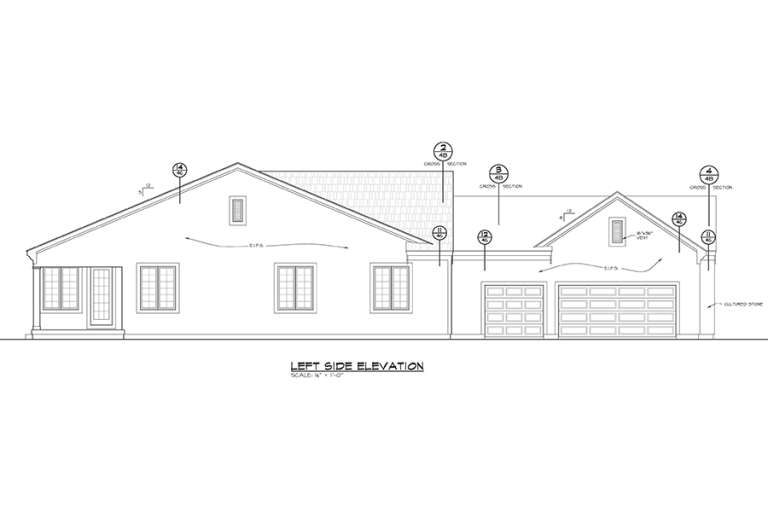 Traditional House Plan #402-01466 Elevation Photo