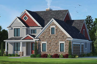 House Plan House Plan #18517 Front Elevation