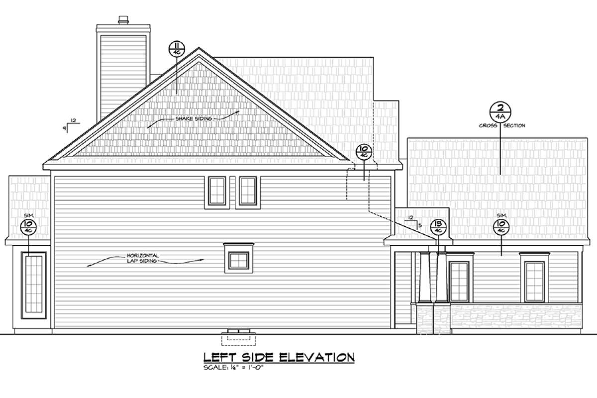 Traditional House Plan #402-01467 Elevation Photo