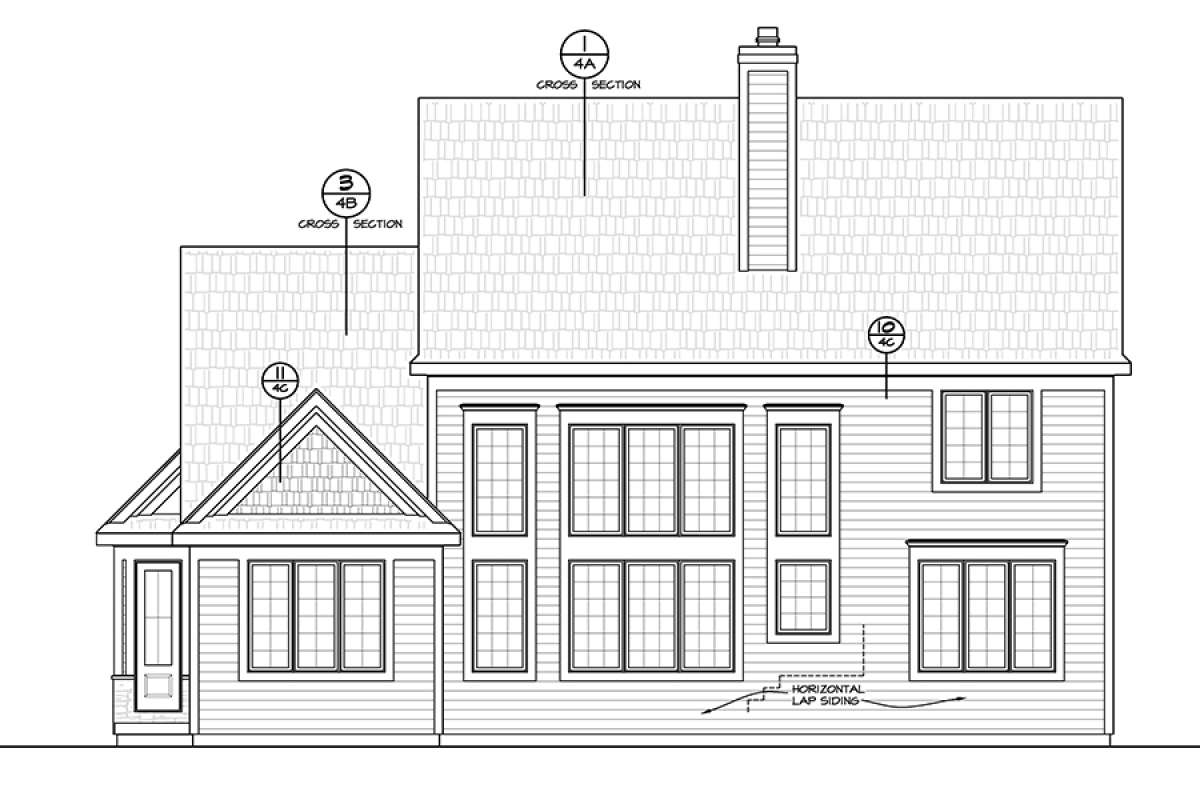 Traditional House Plan #402-01467 Elevation Photo
