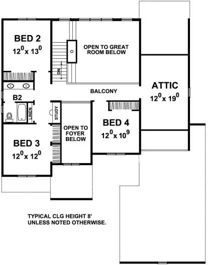 House Plan House Plan #18517 Drawing 2