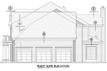 Colonial House Plan #402-01469 Elevation Photo
