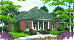 Traditional House Plan #048-00125 Elevation Photo