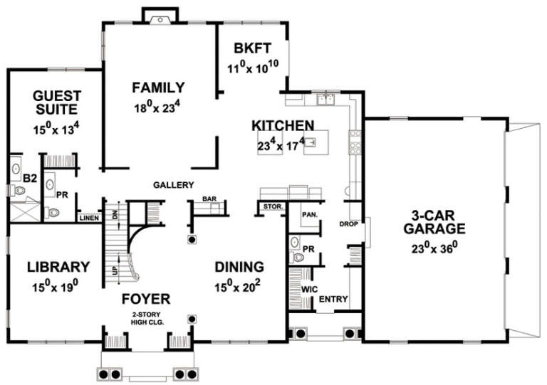 House Plan House Plan #18520 Drawing 1