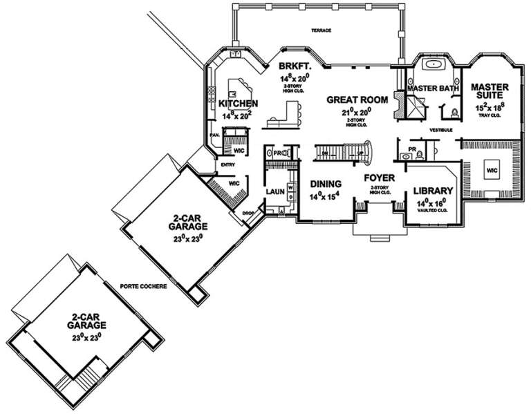 House Plan House Plan #18521 Drawing 1