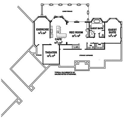 Basement for House Plan #402-01471