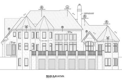 Luxury House Plan #402-01472 Elevation Photo