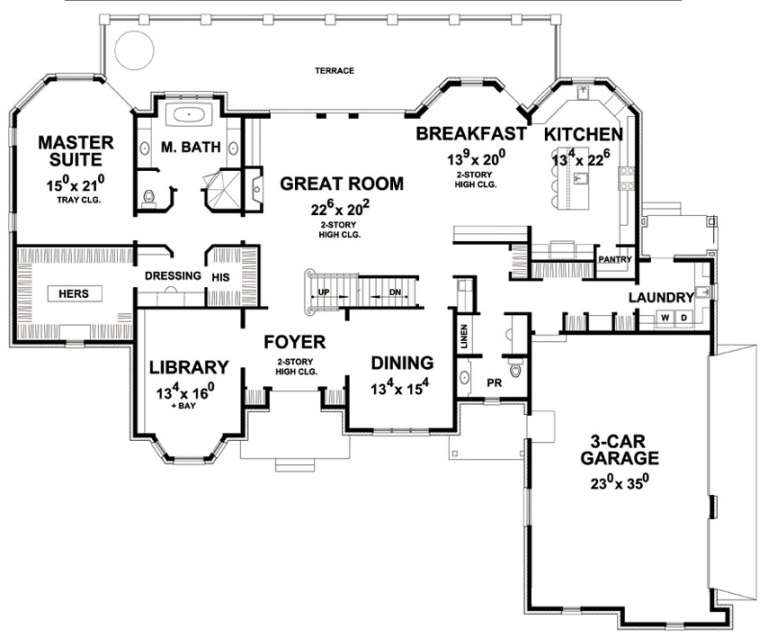 House Plan House Plan #18522 Drawing 1