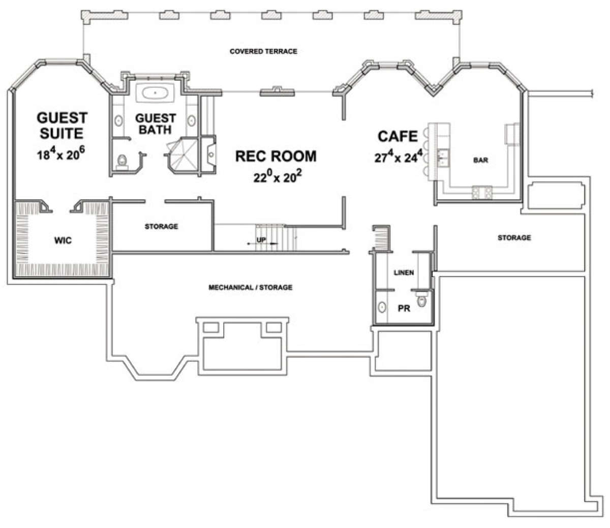 Basement for House Plan #402-01472