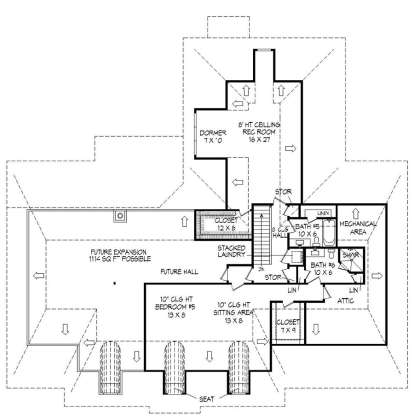Upper for House Plan #940-00039