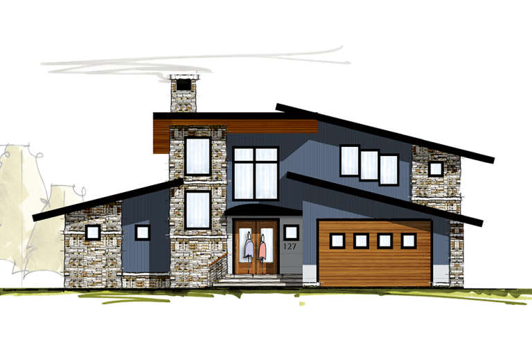 House Plan House Plan #18526 Front Elevation