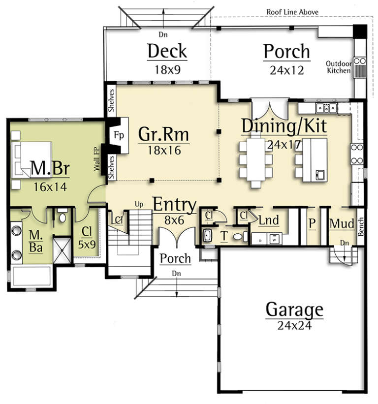 House Plan House Plan #18526 Drawing 1
