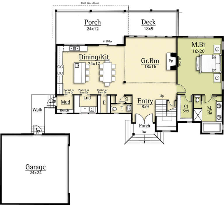 House Plan House Plan #18527 Drawing 1