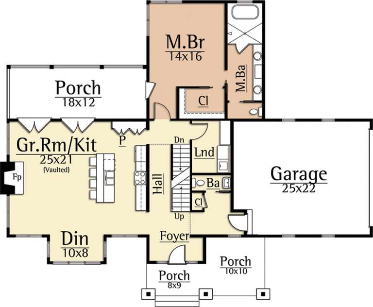 House Plan House Plan #18528 Drawing 1