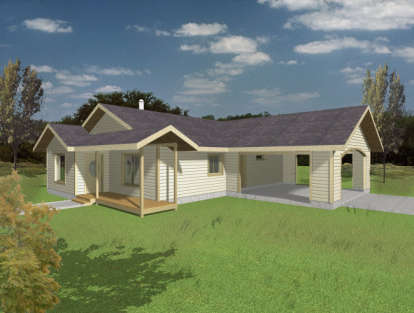 Northwest House Plan #039-00464 Elevation Photo