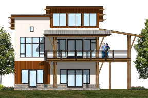 Modern House Plan #8504-00113 Elevation Photo