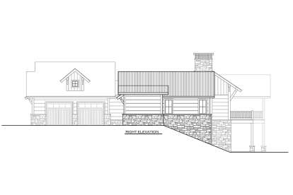 Mountain Rustic House Plan #8504-00115 Elevation Photo