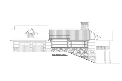 Mountain Rustic House Plan #8504-00115 Elevation Photo