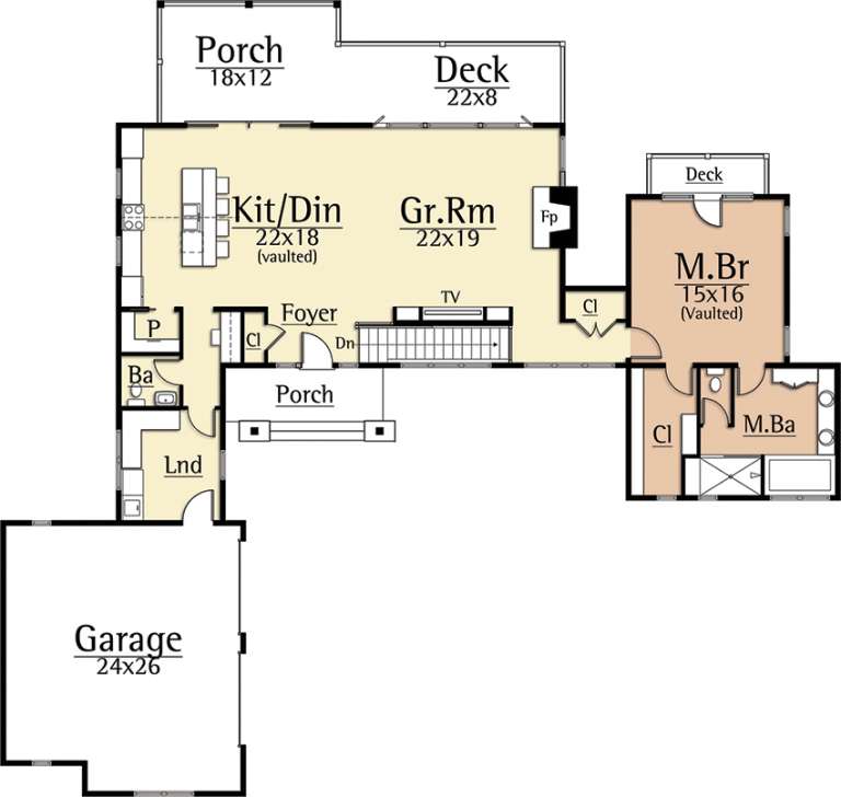 House Plan House Plan #18532 Drawing 1