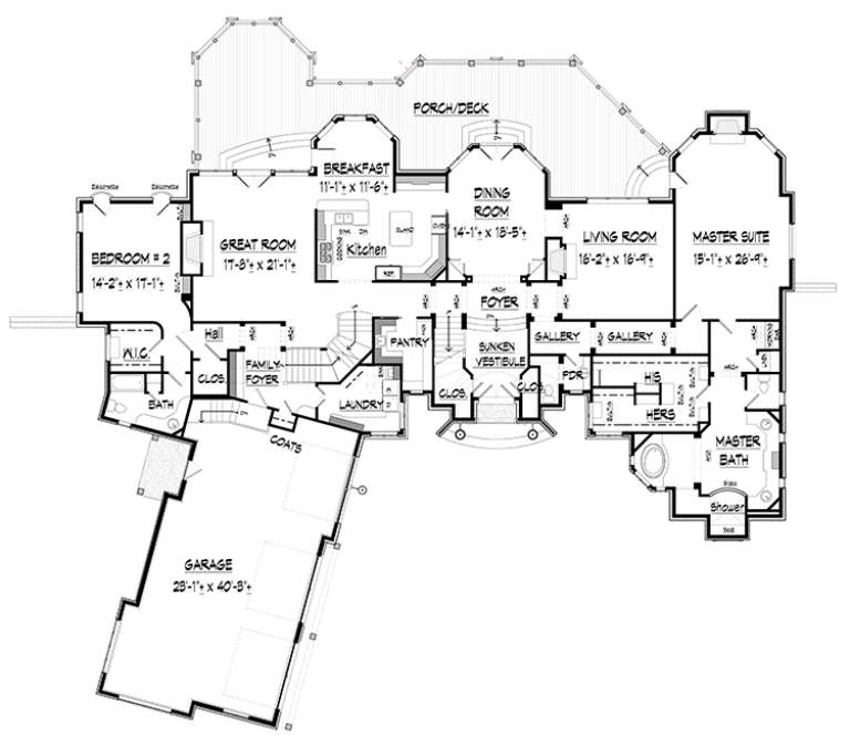 House Plan House Plan #18538 Drawing 1