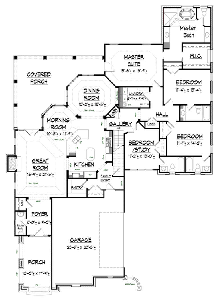 House Plan House Plan #18541 Drawing 1