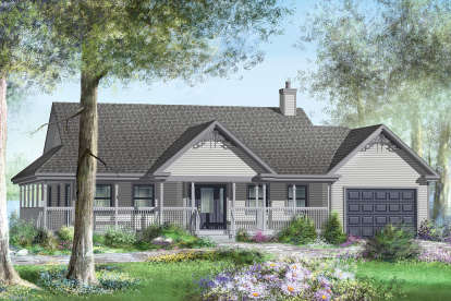 3 Bed, 1 Bath, 1526 Square Foot House Plan - #6146-00376