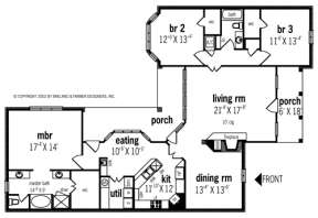 Main Floor  for House Plan #048-00126
