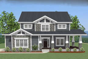 Craftsman House Plan #6849-00025 Elevation Photo