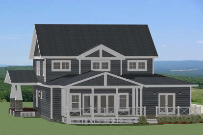 Craftsman House Plan #6849-00025 Elevation Photo