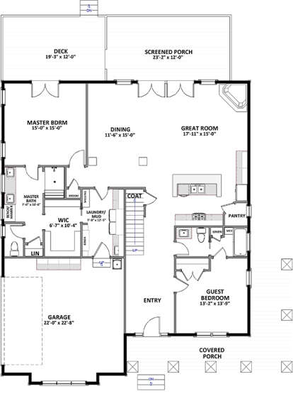 Main for House Plan #6849-00025