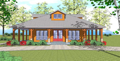 Southern House Plan #6471-00097 Elevation Photo