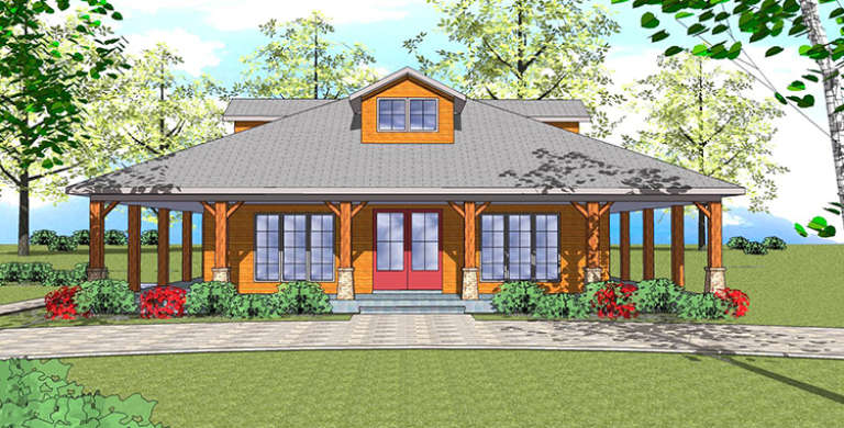 House Plan House Plan #18552 Front Elevation