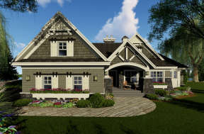 Bungalow House Plan #098-00293 Elevation Photo