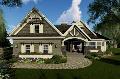 Bungalow House Plan #098-00293 Elevation Photo